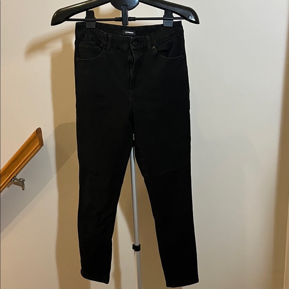 Express Denim - Express Women's Black Skinny Jeans - Size Medium 6/8/10